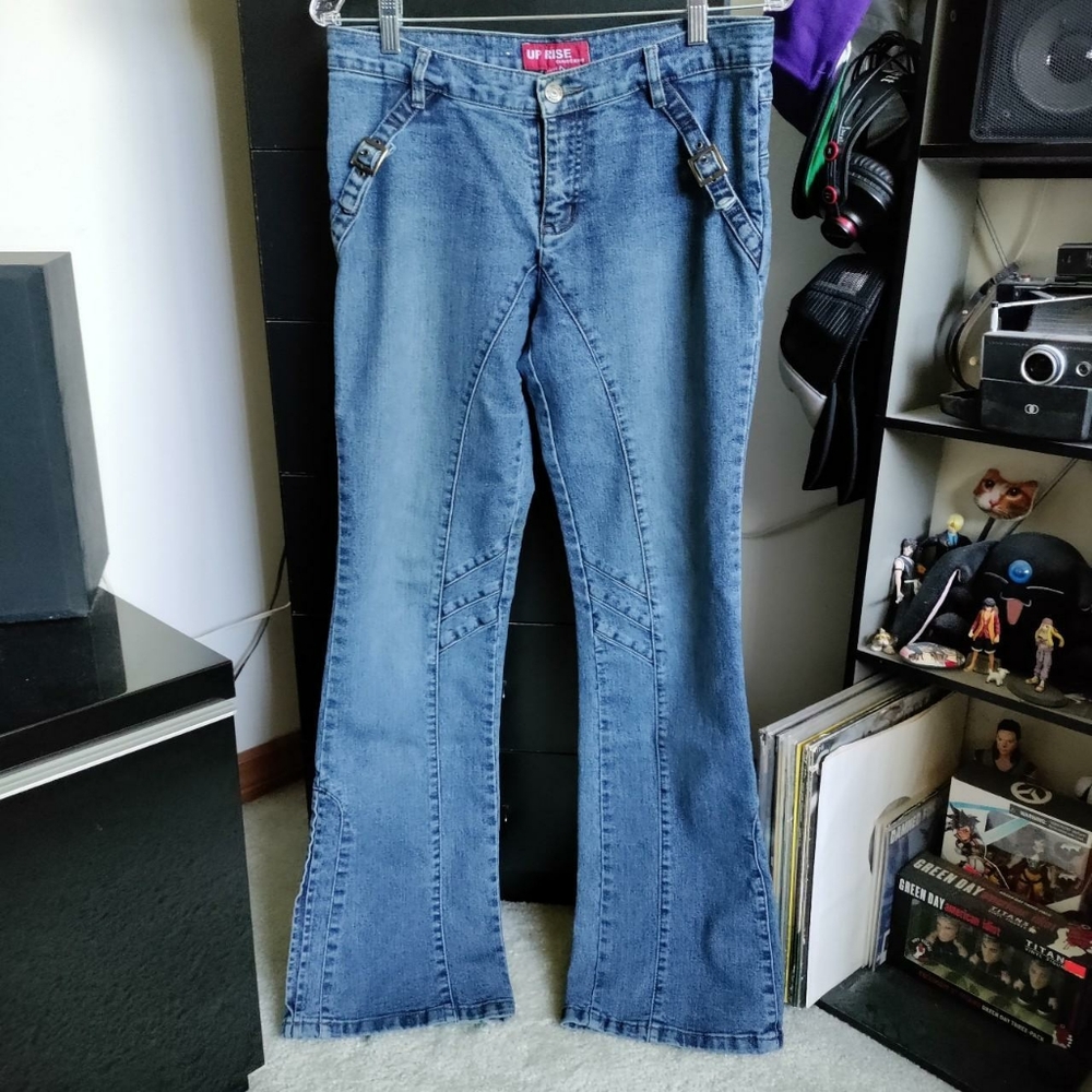 Up Rise flared jeans